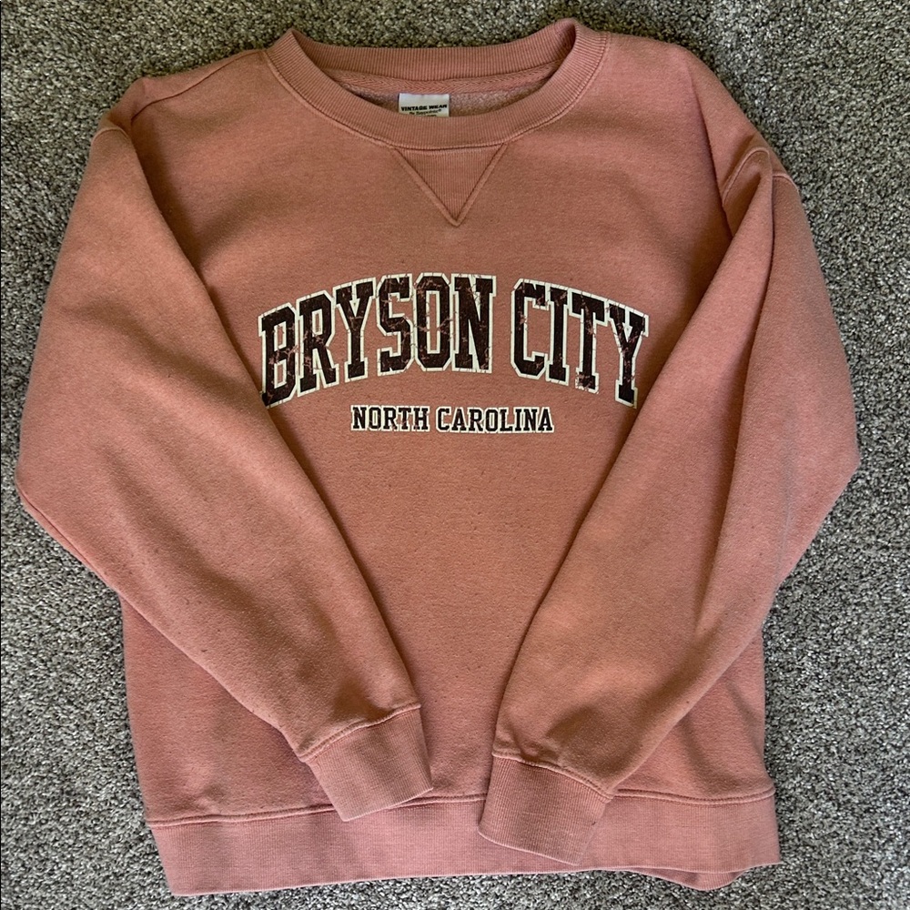 Women's Crew Neck Sweater - Pink